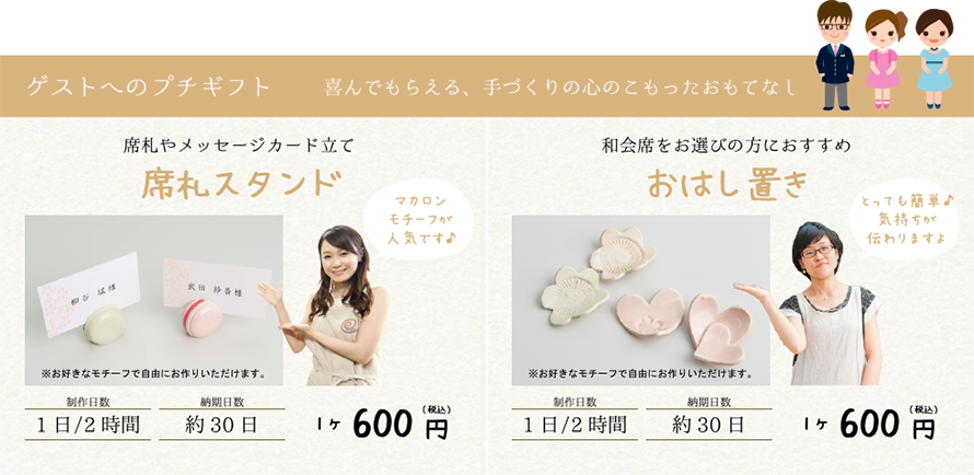 ゲストへのプチギフト